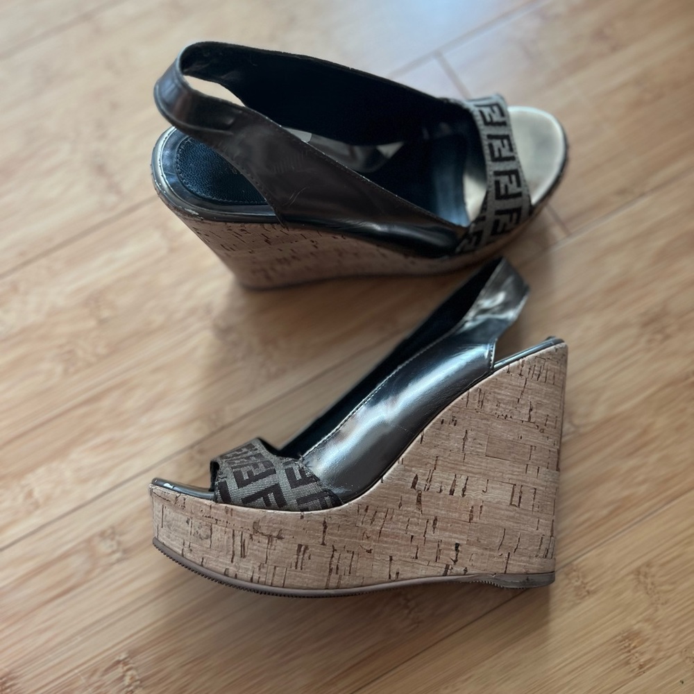 Fendi Platform Wedges